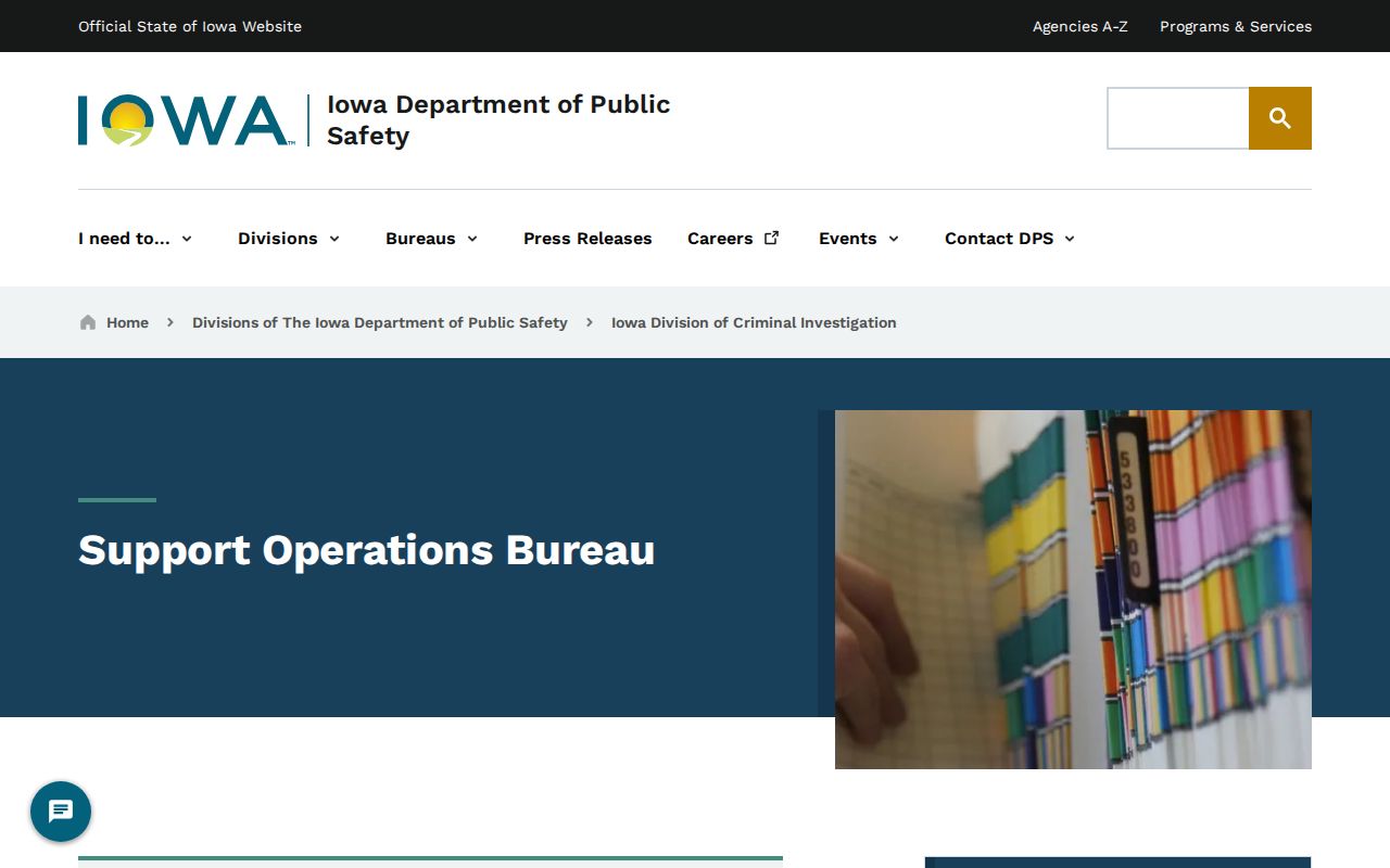 Mahaska County criminal history and Iowa DCI repository information